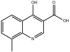 4-HYDROXY-8-METHYLQUINOLINE-3-CARBOXYLIC ACID Structural