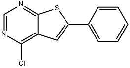 4-CHLORO-6-PHENYLTHIENO[2,3-D]PYRIMIDINE Structural