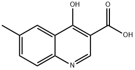 4-HYDROXY-6-METHYL-QUINOLINE-3-CARBOXYLIC ACID Structural