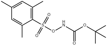 tert-Butyl (Mesitylsulfonyl)oxycarbaMate Structural