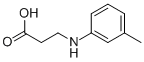 3-[(3-methylphenyl)amino]propanoic acid Structural