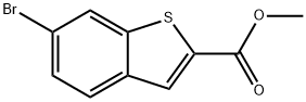 6-BROMO-BENZO[B]THIOPHENE-2-CARBOXY LIC ACID METHYL ESTER Structural