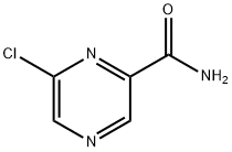 6-CHLORO-2-PYRAZINECARBOXAMIDE Structural