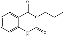 Benzoic acid, 2-(formylamino)-, propyl ester (9CI) Structural