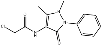 2-CHLORO-N-(1,5-DIMETHYL-3-OXO-2-PHENYL-2,3-DIHYDRO-1H-PYRAZOL-4-YL)ACETAMIDE Structural