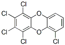 Dibenzo(b,e)(1,4)-dioxin, pentachloro- Structural