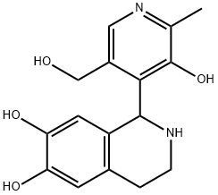 1-(2-methyl-3-hydroxy-5-hydroxymethyl-4-pyridyl)-6,7-dihydroxy-1,2-3,4-tetrahydroisoquinoline