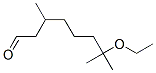 Octanal, 7-ethoxy-3,7-dimethyl- Structural