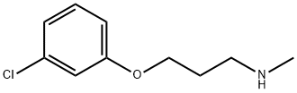 3-(3-CHLOROPHENOXY)-N-METHYLPROPAN-1-AMINE Structural