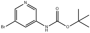 (5-BROMO-PYRIDIN-3-YL)-CARBAMIC ACID TERT-BUTYL ESTER Structural