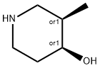 cis-4-Hydroxy-3-methylpiperidine Structural