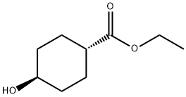 Ethyl trans-4-Hydroxycyclohexanecarboxylate Structural