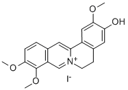 2,9,10-Trimethoxy-5,6-dihydroisoquinolino[2,1-b]isoquinolin-7-ium-3-ol Structural