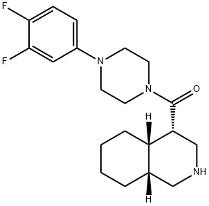 ((4S,4aS,8aR)-decahydroisoquinolin-4-yl)(4-(3,4-difluorophenyl)piperazin-1-yl)methanone