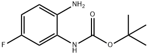 (2-AMINO-5-FLUORO-PHENYL)-CARBAMIC ACID TERT-BUTYL ESTER Structural