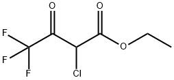 Ethyl 2-chloro-4,4,4-trifluoroacetoacetate Structural