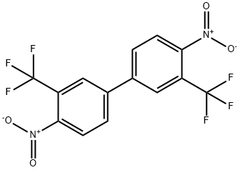 3,3'-BIS(TRIFLUOROMETHYL)-4,4'-DINITROBIPHENYL Structural