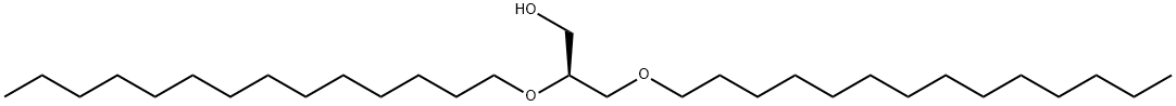 1,2-O-Ditetradecyl-rac-glycerol Structural