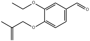 Benzaldehyde, 3-ethoxy-4-[(2-methyl-2-propenyl)oxy]- (9CI) Structural