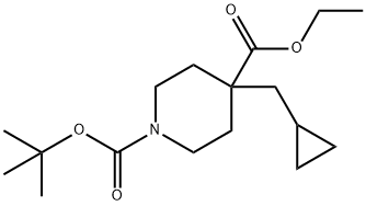 1-TERT-BUTYL 4-ETHYL 4-(CYCLOPROPYLMETHYL)PIPERIDINE-1,4-DICARBOXYLATE