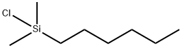 DIMETHYLHEXYLSILYL CHLORIDE Structural