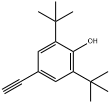 2,6-DI-TERT-BUTYL-4-ETHYNYL-PHENOL Structural