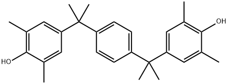 ALPHA,ALPHA'-BIS(4-HYDROXY-3,5-DIMETHYLPHENYL)-1,4-DIISOPROPYLBENZENE Structural