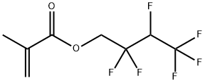 2,2,3,4,4,4-Hexafluorobutyl methacrylate Structural