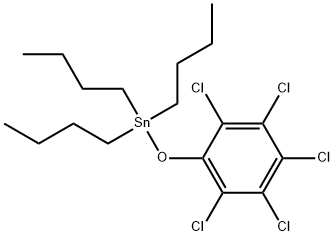 TRIBUTYL(PENTACHLOROPHENOXY)TIN Structural