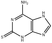 6-AMINO-2-MERCAPTOPURINE Structural