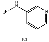 Pyridine,3-hydrazinyl-,hydrochloride  (1:2) Structural Picture