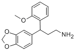 3-BENZO[1,3]DIOXOL-5-YL-3-(2-METHOXY-PHENYL)-PROPYLAMINE Structural