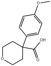 4-(4-METHOXY-PHENYL)-TETRAHYDRO-PYRAN-4-CARBOXYLIC ACID Structural