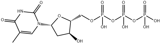 thymidine 5'-(tetrahydrogen triphosphate)  Structural