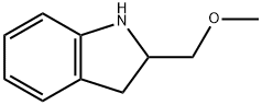 2-(METHOXYMETHYL)INDOLINE Structural