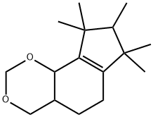 Indeno4,5-d-1,3-dioxin, 4,4a,5,6,7,8,9,9b-octahydro-7,7,8,9,9-pentamethyl- Structural