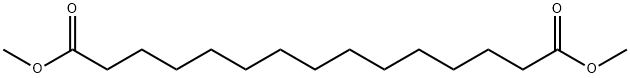 DIMETHYL PENTADECANEDIOATE Structural