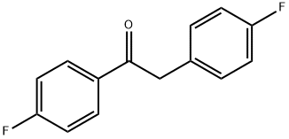 1,2-BIS-(4-FLUOROPHENYL)ETHANONE Structural