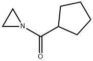 Aziridine, 1-(cyclopentylcarbonyl)- (9CI) Structural