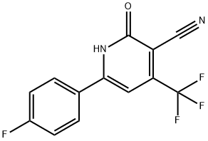 4-(TRIFLUOROMETHYL)-6-(4-FLUOROPHENYL)-1,2-DIHYDRO-2-OXOPYRIDINE-3-CARBONITRILE