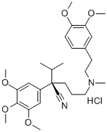 METHOXY-(-)-VERAPAMIL HYDROCHLORIDE Structural