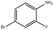 4-Bromo-2-fluoroaniline Structural Picture