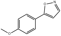 5-(4-METHOXYPHENYL)ISOXAZOLE Structural