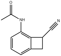 Acetamide,  N-(8-cyanobicyclo[4.2.0]octa-1,3,5-trien-2-yl)- Structural