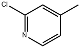 2-Chloro-4-picoline Structural