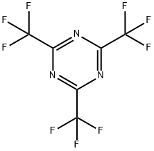 2,4,6-Tris(trifluoromethyl)-1,3,5-triazine Structural