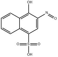 2-NITROSO-1-NAPHTHOL-4-SULFONIC ACID Structural