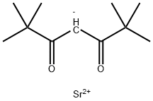 BIS(2,2,6,6-TETRAMETHYL-3,5-HEPTANEDIONATO)STRONTIUM(II) Structural