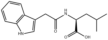 N-(3-Indolylacetyl)-L-leucine Structural