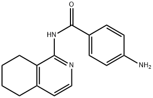 Benzamide, 4-amino-N-(5,6,7,8-tetrahydro-1-isoquinolinyl)- Structural